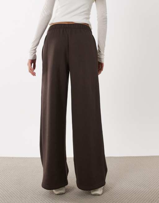 Cotton On - Joggers de chándal marrón roble oscuro holgados, 3 de 5