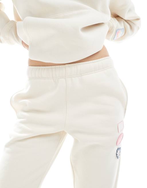 Cotton On - Joggers premium soffici color latte di cocco in coordinato, 5 di 5