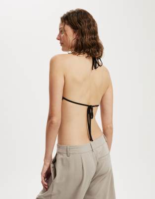 Cotton:on Cotton On Jordie Slinky Cowl Neck Halter Top