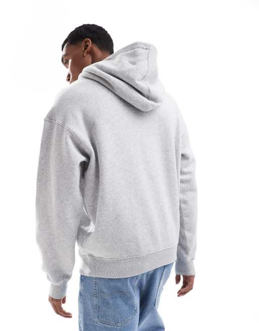 Cotton On – Kapuzenpullover in Grau mit kastigem Schnitt, 4 von 4