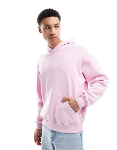Cotton On – Kastiger Kapuzenpullover in Rosa mit Reißverschluss - view 1