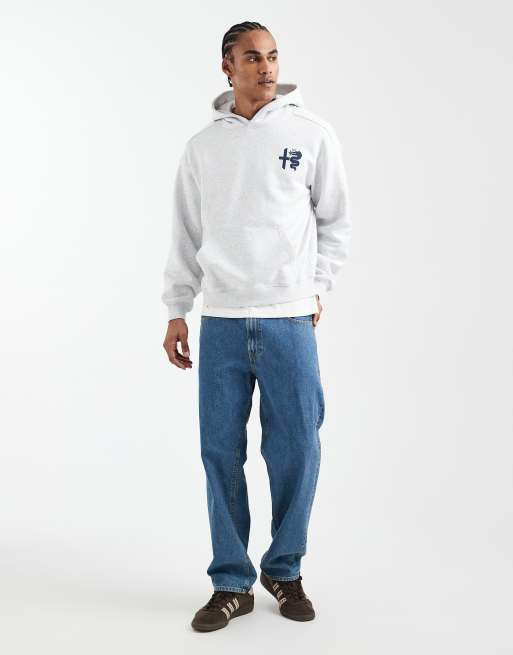 Cotton On – Kastiger Kapuzenpullover in Weiß mit „Alfa Romeo“-Grafik, 2 von 5