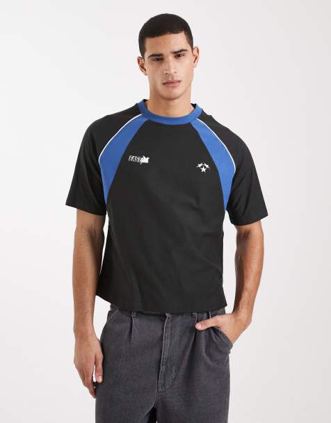 Cotton On – Kastiges Oversize-T-Shirt in verwaschenem Schwarz mit Print - view 1