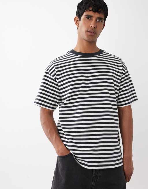 Cotton On – Kastiges T-Shirt in verwaschenem Schwarz, 2 von 5