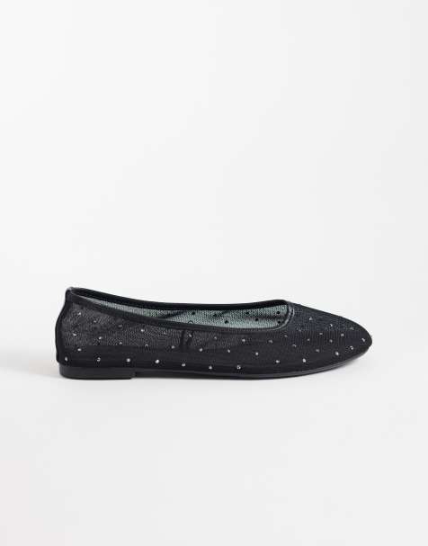 Cotton On - Katia - Ballerines ornées de strass - Noir - view 1
