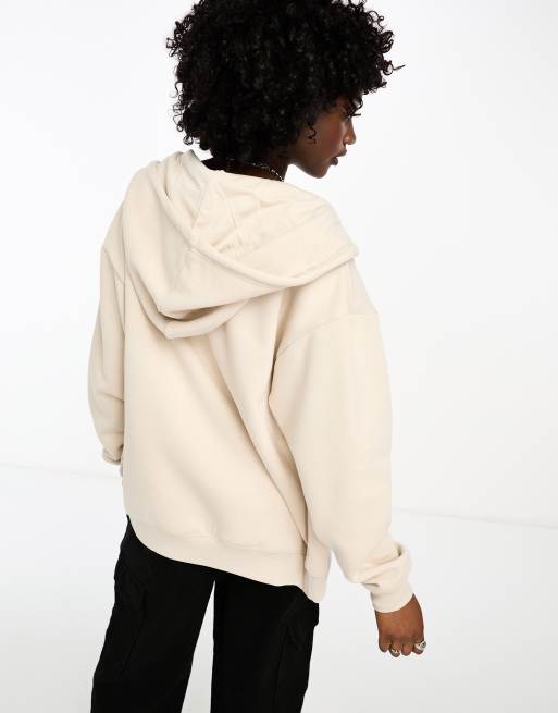 Cotton On – Klassische Kapuzenjacke in Steinbeige mit durchgehendem Reißverschluss , 2 von 4