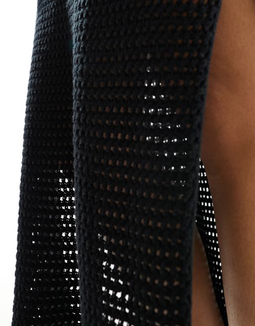 Cotton On knit maxi dress in black | ASOS