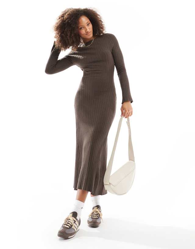 caslon knit maxi dress Cotton On in espresso Wholesale Resort Wear