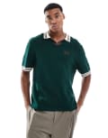 [Cotton:On] Cotton On knitted football jersey in emerald-Green Chest 35 Emerald
