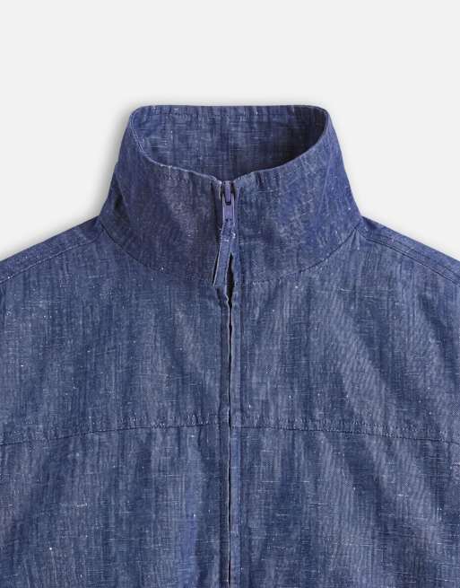 Cotton On - Knox - Chaqueta azul añil con cuello alzado, 7 de 7