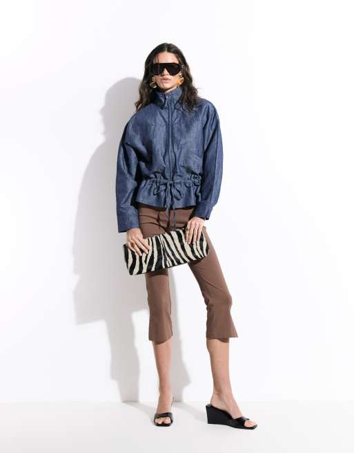 Cotton On - Knox - Jack met opstaande boord in indigo, 3 van 7