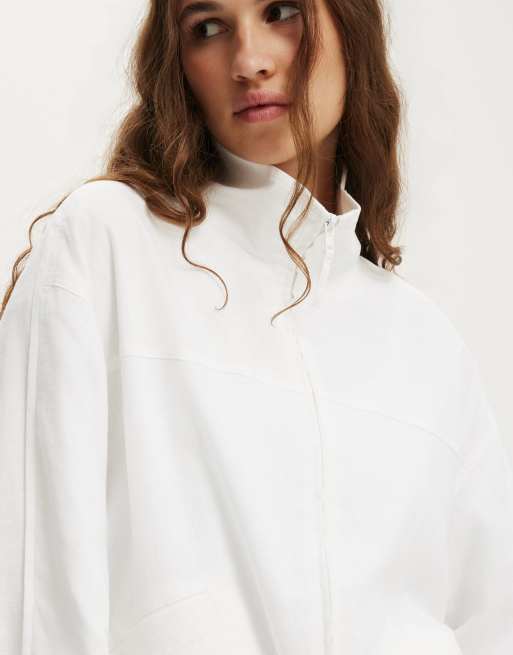 Cotton On Knox summer parka jacket in white, 3 of 4