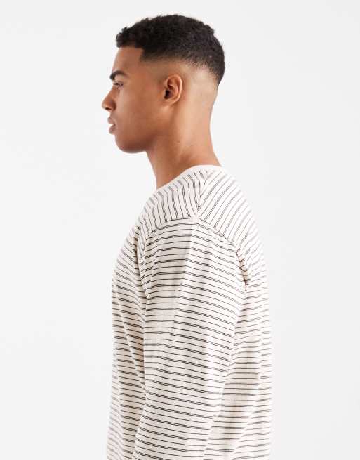 Cotton On – Kolorowy pudełkowy top oversize z długimi rękawami, 4 z 5