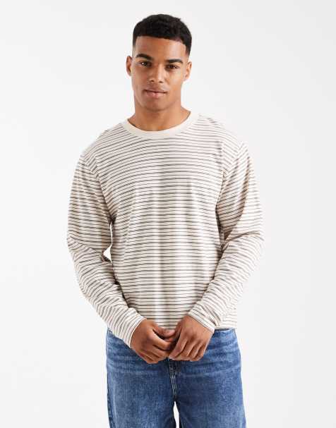 Cotton On – Kolorowy T-shirt o krótkim fasonie z długim rękawem - view 1