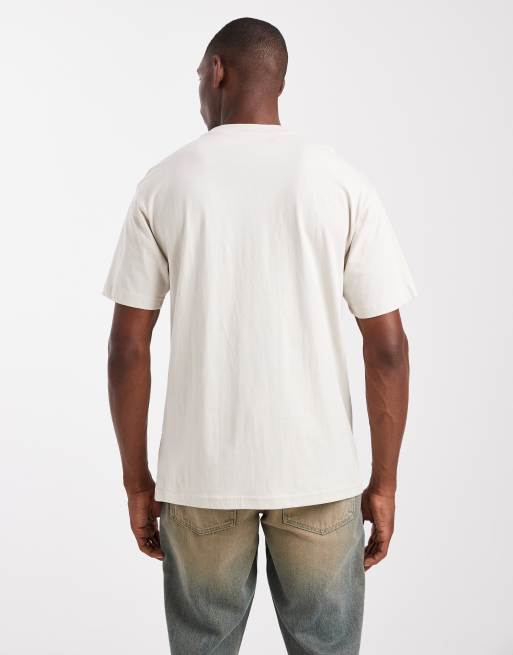 Cotton On – Kremowobiały T-shirt o luźnym kroju, 3 z 5
