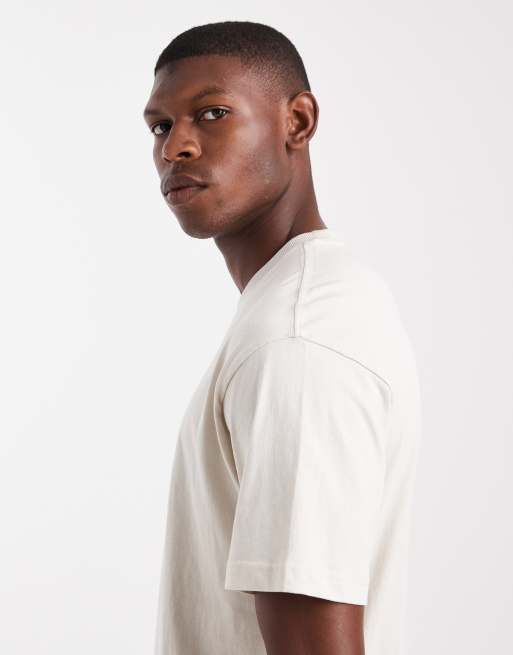 Cotton On – Kremowobiały T-shirt o luźnym kroju, 4 z 5