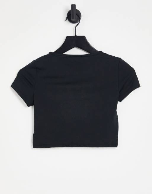 Cotton On – Kurzärmliges T-Shirt in Schwarz mit Wirbelmuster, 2 von 4
