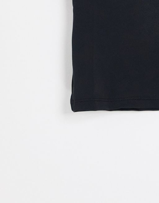 Cotton On – Kurzärmliges T-Shirt in Schwarz mit Wirbelmuster, 4 von 4
