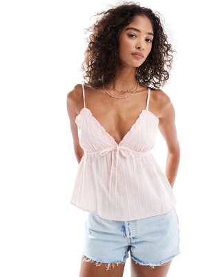 Cotton On Cotton On lace cami in pink