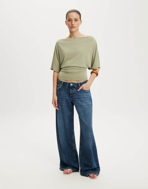 Cotton On Lana batwing short sleeve in green - view 1