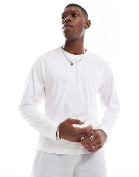 Cotton On – Langärmliges T-Shirt in Weiß - view 1