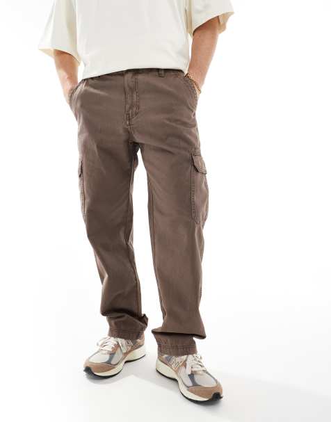 Cotton On – Legere Funktionshose in Braun mit Taschen - view 1