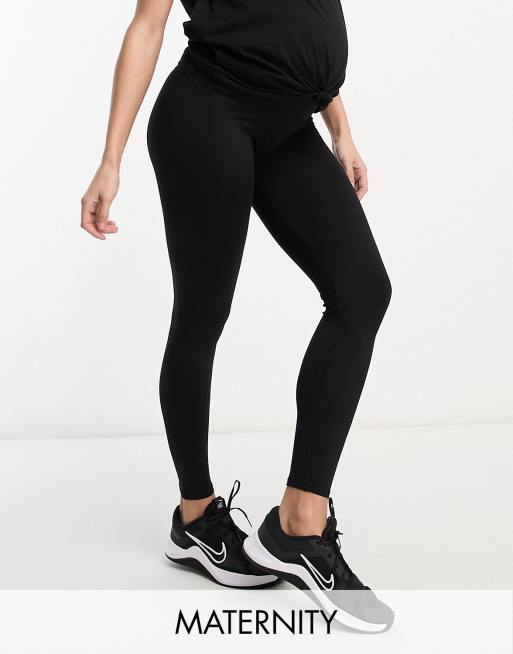 Legging De Yoga Grossesse Avec Poches - Taille Haute, Soutien Ventre - Polyester Respirant