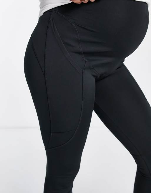 Cotton On - Legging de sport court de grossesse - Noir , 3 de 4