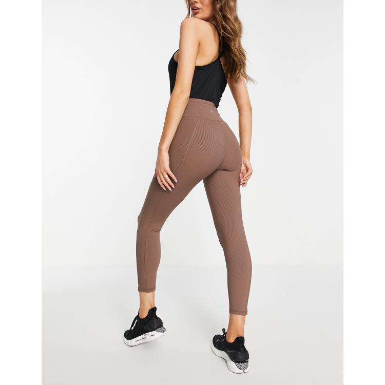 Brown Cotton Legging