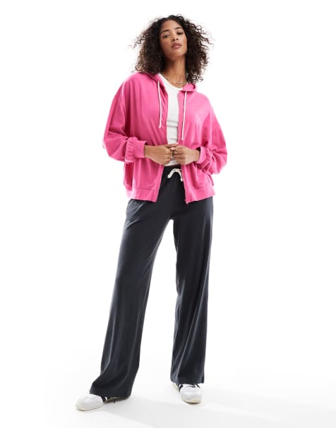 Cotton On – Leichter, superweicher Kapuzenpullover in Himbeersorbet-Rosa - view 1