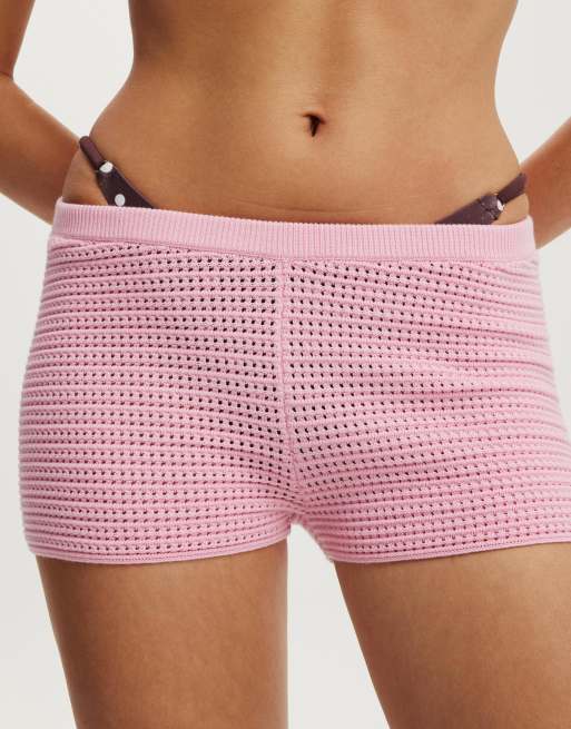 Cotton On Lenni knit mini short in pink, 2 of 4
