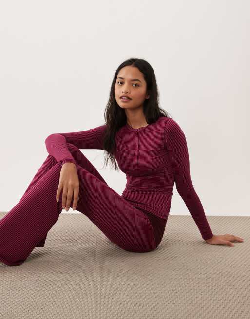 Cotton On let og blødt loungewear-sæt i pink, 4 af 4