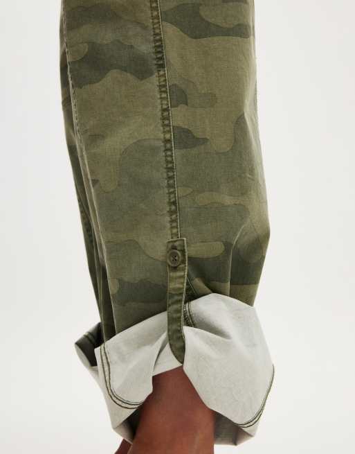 Cotton On Lexi low rise utility pant in green, 4 of 4
