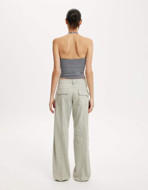 Cotton On Lexi low rise utility pant in grey, 2 of 4