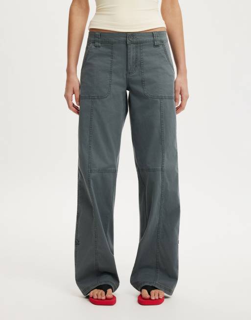 Cotton On - Lexi - Pantalon fonctionnel à taille basse - Anthracite, 2 de 4