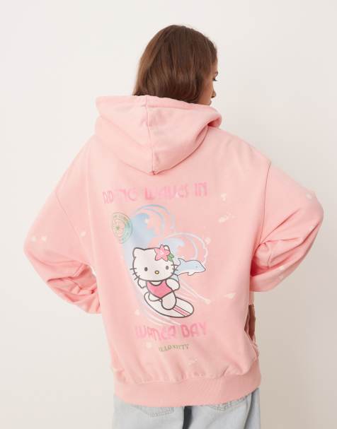 Cotton  On License graphic hoodie in white - view 1