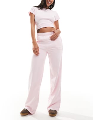 [Cotton:On] Cotton On lightweight fleece straight leg pants in pink S PINK