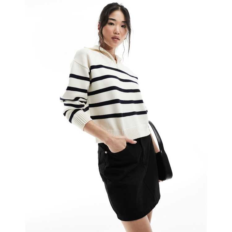【KOOLOSET】Stripe Half Zip-Up Knit CE901_BL7380?hei=850&crop=0,0,