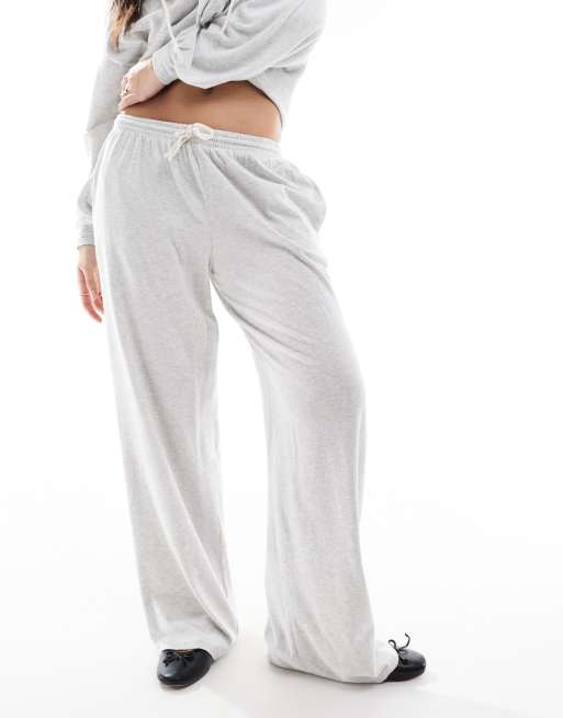 Cotton On lightweight super soft joggers co-ord in light grey marl