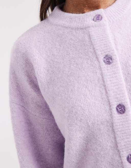 Cotton On – Liliowy zapinany na guziki kardigan, 2 z 4