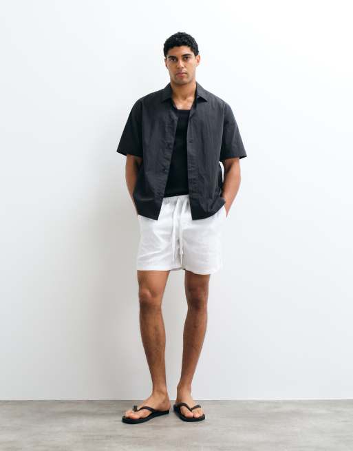 Cotton On linen easy short in white, 4 of 5