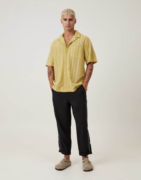 Cotton On Linen pant in black - view 1