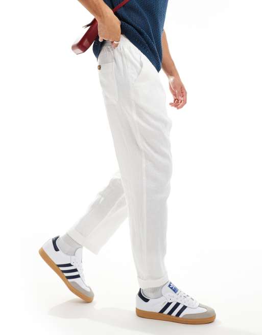 Cotton On Linen pant in white, 3 of 5