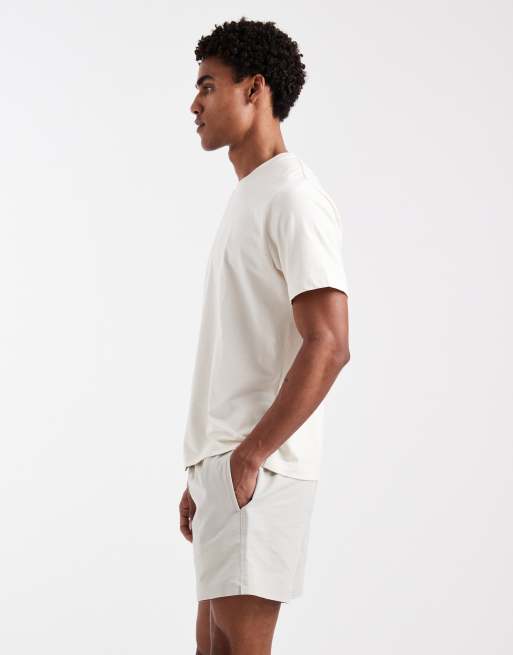 Cotton On – Ljusbeige, stretchiga badshorts, 2 av 5