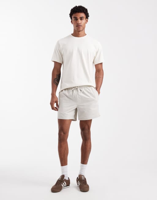 Cotton On – Ljusbeige, stretchiga badshorts, 3 av 5