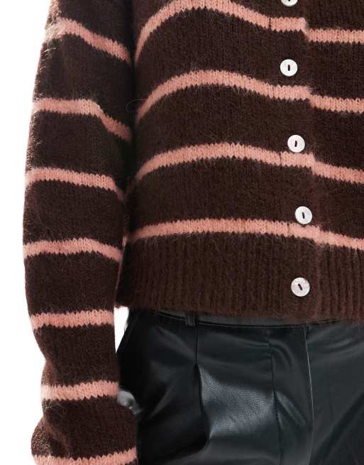 Cotton On - Lofty Luxe - Cardigan girocollo color rovere americano, 4 di 4