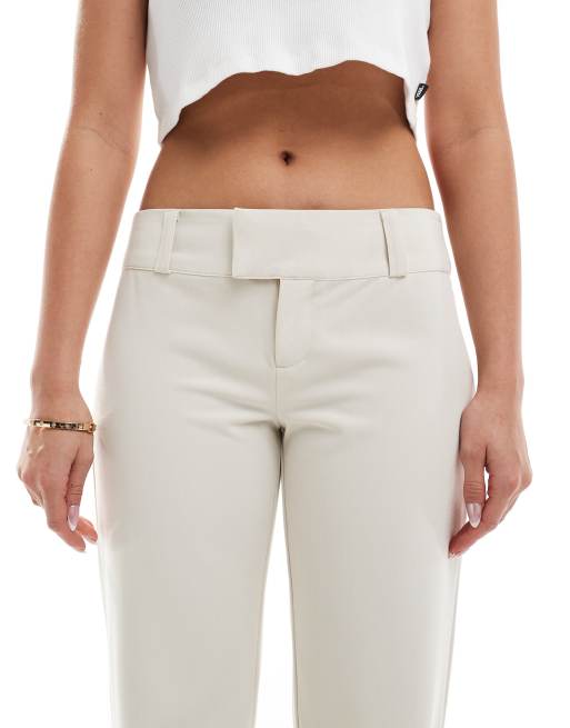 Cotton On Lola low rise suiting pant in grey  , 4 of 5