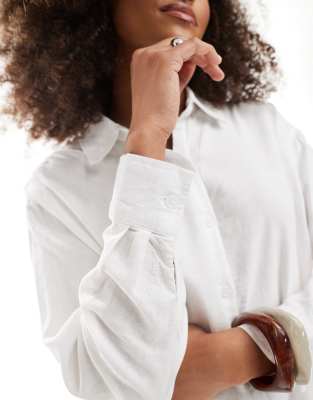Cotton On long sleeve shirt in white