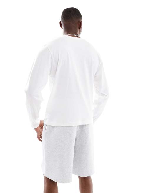Cotton On long sleeve t-shirt in white, 4 of 4