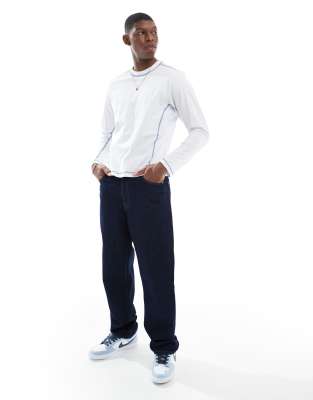 COTTON:ON COTTON ON LONG SLEEVE TOP WITH CONTRAST SEAMS 
